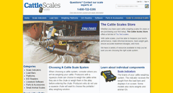 Desktop Screenshot of cattlescales.com